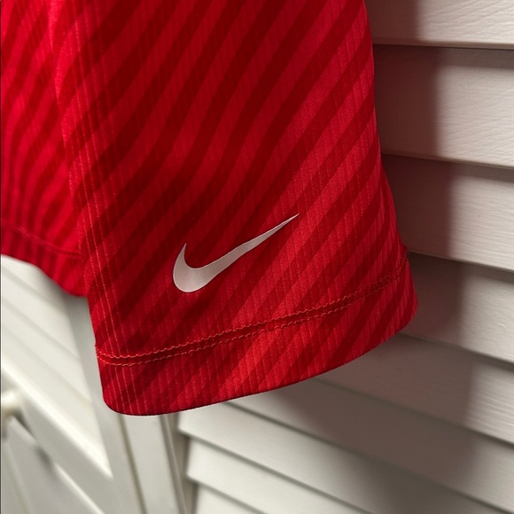 Nike Red Striped Athletic Tank - Picture 3 of 5
